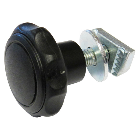 Mounting plate with handle knob